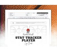 Basketball Stat Tracker Player Log Book: Track Shots, Scores, Rebounds, and Player Stats for Games, Teams, and Personal Performance