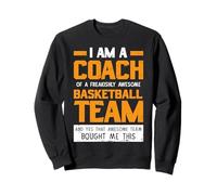 Basketball Team Coach Play Hard Inspire Champions Sudadera