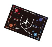 Basketball Training Mat - Non Slip Silent Agility Drill Pad, Indoor Outdoor Floor Dribble Trainer For Kids Youth Adults, Durable Practice Mat For Home School Club Sports Skill Development