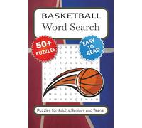 Basketball Word Search Puzzle Book: Word Searches with Easy to Read Print about Basketball | 6x9 inches, 110 pages | 50+ Puzzles ... Gift for Vacations, Holidays and Free Times