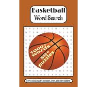 Basketball Word Search Puzzle Book: Word Searches with Easy to Read Print about Basketball Teams, Basketball Plays, Basketball Arenas, and More | 6x9 ... Gift for Holidays, Vacations and Free Times
