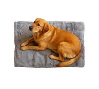 Baskets - Cojín Suave para Perros, Cama cálida de Terciopelo ártico Antideslizante con Aislamiento térmico | Alfombra cómoda para cachorros y perros grandes, hogar y balcón - Gris plateado (M/L/XL)