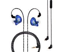 BASN Auriculares intrauditivos con monitor para msicos, audifilos, bateristas, Bsinger Pro, auriculares con aislamiento de ruido y doble contro