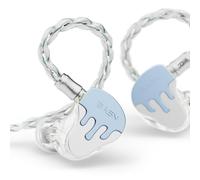 BASN BmasterX - Monitor de audio intraural, auriculares híbridos IEM de 6 controladores con sonido cristalino, cable desmontable más funda de transporte y kit de ajuste para músico, escenario, estudio