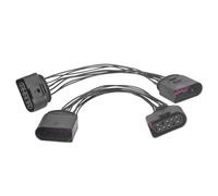 BASPHHH Cable Sensor Coche Compatible con VW para Passat 2002-2012 Cable Adaptador para Conector De Faros Xenón HID De 14 A 10 Pines Arnés De Cables para Faros 1J0 973 737