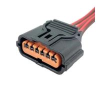 BASPHHH Cable Sensor Coche HP286-06021 0090-592 Conector Hembra de 6 Pines para Sensor de Marcha atrás de Radar PDC