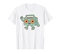 Bass Blast. Estilo Retro Boombox. Camiseta