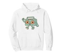 Bass Blast. Estilo Retro Boombox. Sudadera con Capucha