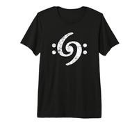 Bass Clef 69 (Blanco Vintage) Bajistas Bajista Camiseta Premium