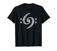 Bass Clef 69 (Gris Vintage) Bajisti Bajista Camiseta gráfica económica