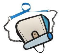 Bass Crovebody Para Mujeres De Moda | Estilo 2d Estilo 3d Drawing Messenger, Bolsos De Mujer Para Uso Diario, Viaje De Negocios, Fiesta, Fiesta De Boda, Citas Diseño 2D Te Harán Parecer Un, azul,