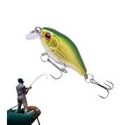 Bass da a bassi - Señuelo artificial realista para trucha, lucio y Walleye | Señuelos de natación multiarticulaciones con ganchos afilados, ojos 3D y acción de natación realista para agua salada y