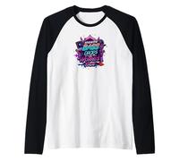 Bass Drops & Worries Fade EDM Music Lover Design Camiseta Manga Raglan