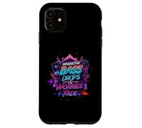 Bass Drops & Worries Fade EDM Music Lover Design Carcasa para iPhone 11