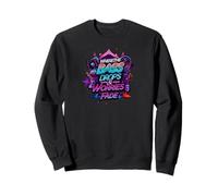 Bass Drops & Worries Fade EDM Music Lover Design Sudadera