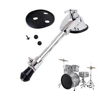 Bass Drum Feet, Drum Pedal Base Bracket, Portable Percussion Hardware Stand, Stable Support Anti-Slip Design for Beginners, Professionals, and Live Performances, Multicolor