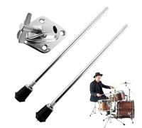 Bass Drum Legs, Foot Pedal Brackets, Metal Drum Feet, Anti-skid Drum Holders, Percussion Instrument Accessory, Drum Kit Legs, Bass Drum Drum Pedal Holders, Anti-skid Feet Holders