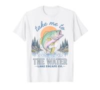 Bass Fishing Lake Life Take Me To The Water Angler Camiseta