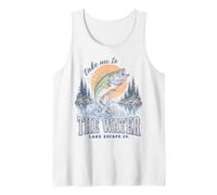 Bass Fishing Lake Life Take Me To The Water Angler Camiseta sin Mangas