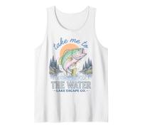 Bass Fishing Lake Life Take Me To The Water Angler Camiseta sin Mangas