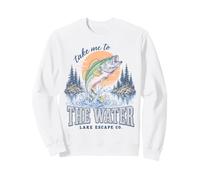 Bass Fishing Lake Life Take Me To The Water Angler Sudadera