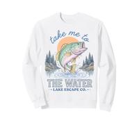 Bass Fishing Lake Life Take Me To The Water Angler Sudadera