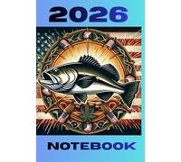 Bass Fishing Notebook 2026: Graph Paper Journal for Anglers | American Bass Fish with USA Flags | Fishing Log, Notes & Trip Planner