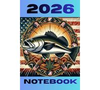 Bass Fishing Notebook 2026: Graph Paper Journal for Anglers | American Bass Fish with USA Flags | Fishing Log, Notes & Trip Planner