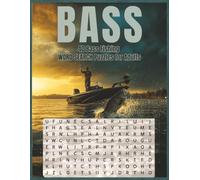 Bass Fishing Word Search: 40 Word Search Puzzles for Adults | Fun and Challenging Bass Fishing Puzzle Books for Anglers