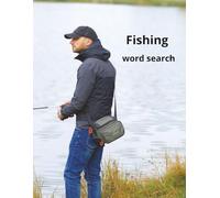 Bass Fishing word search: 8.5 x 11 inch puzzle book