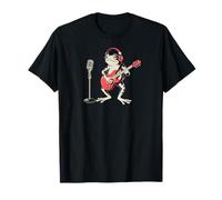 Bass Guitar Frog Jazz Rock Metal Music Blues Toad Camiseta