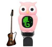 Bass Guitar Tuner - Tuner for Guitar, Chromatic Clip Guitar Tuner, Tuner for Guitar, Cartoon Owl Ukulele Tuner, Acoustic Guitar Tuner with LCD Display for Guitar, Bass, Ukulele, Violin