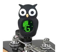 Bass Guitar Tuner - Tuner for Guitar, Chromatic Clip Guitar Tuner, Tuner for Guitar, Cartoon Owl Ukulele Tuner, Acoustic Guitar Tuner with LCD Display for Guitar, Bass, Ukulele, Violin