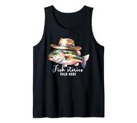 Bass | Historias de Peces contadas aquí Camiseta sin Mangas