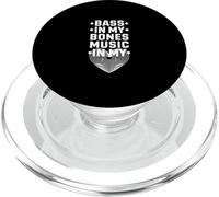 BASS IN MY BONES MUSIC IN MY HEART PopSockets PopGrip para MagSafe