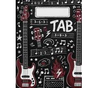 Bass Pentagram and Tabs: A4 Notebook with alternating Pentagram and Tablature - 100 pages to write all your songs