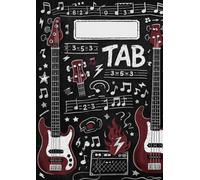 Bass Pentagram and Tabs: A4 Notebook with alternating Pentagram and Tablature - 100 pages to write all your songs (Bass Notebooks)