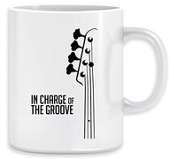 Bass Player - In Charge of the Groove - Bass Guitarist - Bassist Taza Ceramic Mug Cup