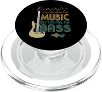 Bass Player Usted Puede Escuchar la música Pero Usted Siente el bajo PopSockets PopGrip para MagSafe