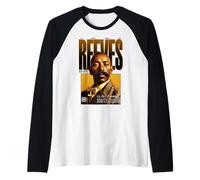 Bass Reeves Western Lawman Afroamericano Negro Icono Camiseta Manga Raglan