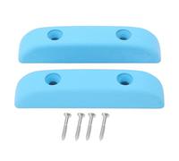 Bass Thumb Rest | Metal Guitar Finger Rest for Fatigue Relief | Ergonomic Thumb Rest for Electric Bass/Guitar Players | 2Pcs with Screws (Blue)