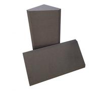 Bass Trap lisas 80 x 30 x 30 Triángulos trampas baja frecuencia audio, Antracite Classico
