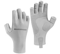 Bassdash ALTIMATE UPF 50+ Guantes de Pesca para Mujer protección Solar UV Guantes sin Dedos para Kayak Remo Senderismo Ciclismo conducción Entrenamiento de Tiro