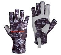 Bassdash Altime Guantes de Pesca sin Dedos con protección Solar UPF 50+ para Hombre y Mujer para Kayak Remo Senderismo Ciclismo conducción Tiro Entrenamiento