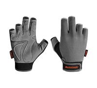 Bassdash Astro Heavy-Duty Sure Grip Guanti da Pesca Uomo Donna Guanti Senza Dita per Pesca Sportiva Kayak Paddling Vela MTB