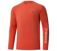 Bassdash Camiseta de Manga Larga para Hombre Camisetas de Pesca para Hombre protección Solar UV UPF 50+ Secado Rápido