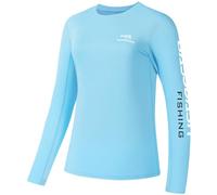 Bassdash Camiseta de Manga Larga para Mujer con protección Solar UPF 50+ UV de Secado rápido para Pesca Senderismo y Kayak