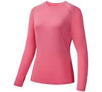 Bassdash - Camiseta de Manga Larga para Mujer con protección Solar UPF 50+ UV para Pesca, Senderismo, Rendimiento