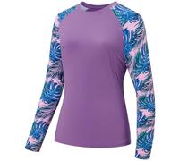 Bassdash - Camiseta de Manga Larga para Mujer con protección Solar UPF 50+ UV para Pesca, Senderismo, Rendimiento