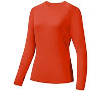 Bassdash - Camiseta de Manga Larga para Mujer con protección Solar UPF 50+ UV para Pesca, Senderismo, Rendimiento